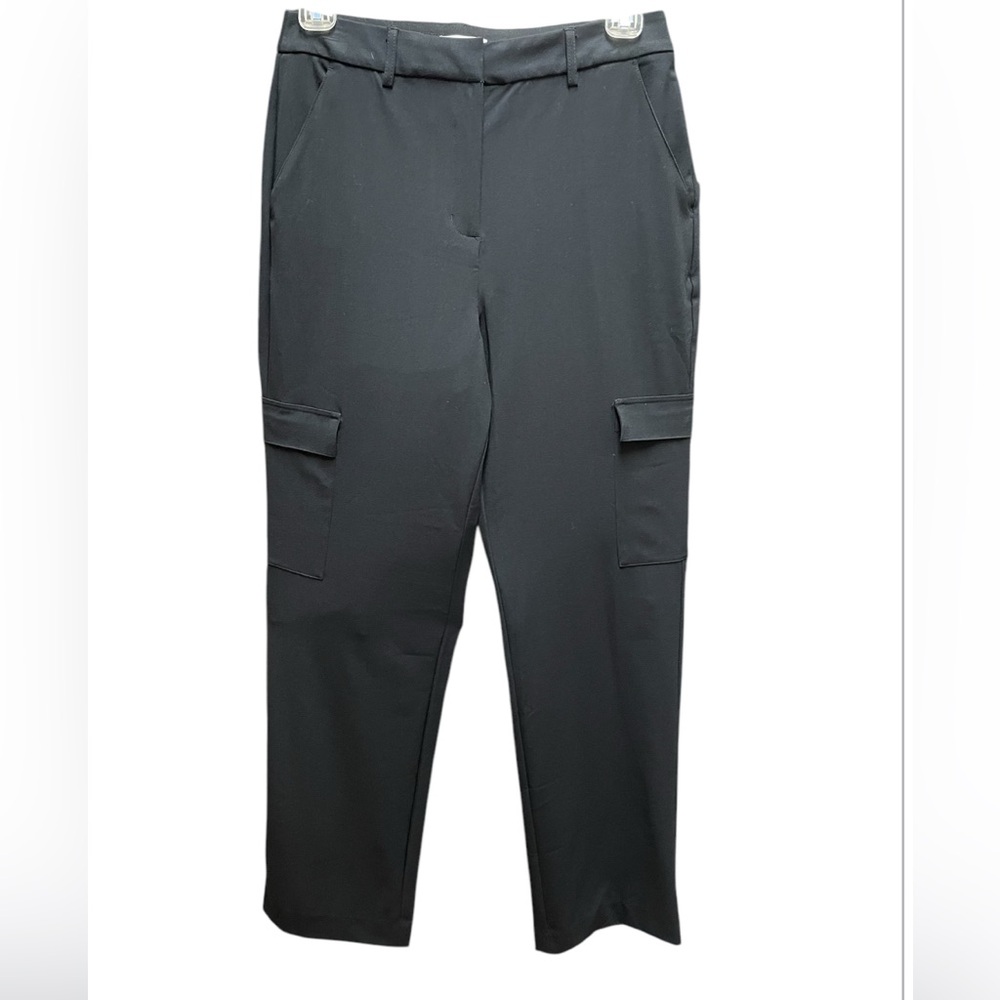 Takara Women's Black Cargo Business Pants Size 9 Flare Leg with Pockets